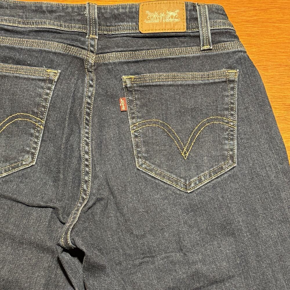 Levi's 529 Curvy Skinny Leg Jeans Women’s Size 6 Dark Blue Wash Stretch Denim